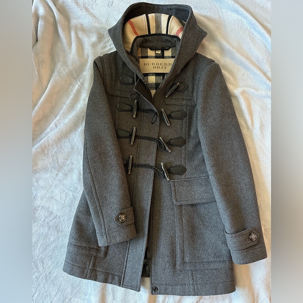 Burberry Brit Wool Coat, US 4 Women